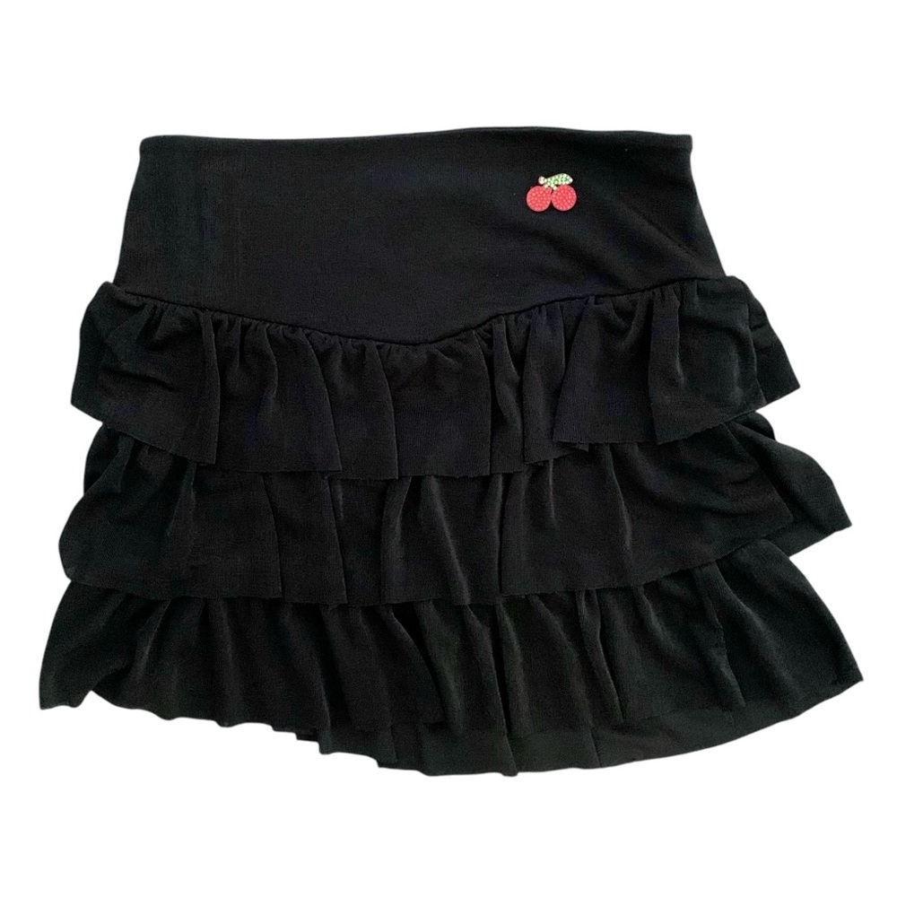 Forever 21 medium reworked tiered mesh stretchy witchy Emo goth coquette chic